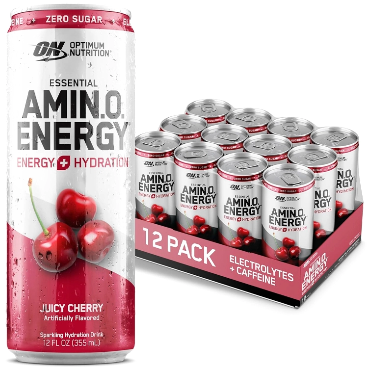 Энергетик Optimum Nutrition Amino Energy + Electrolytes, Juicy Cherry, 12 oz