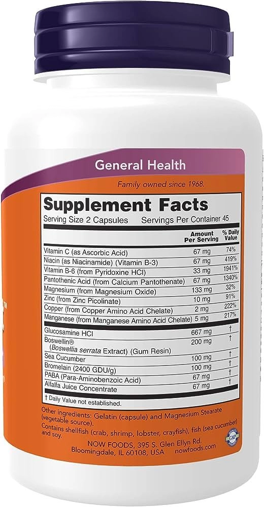 Витамины Now Foods JOINT SUPPORT  90 CAPS