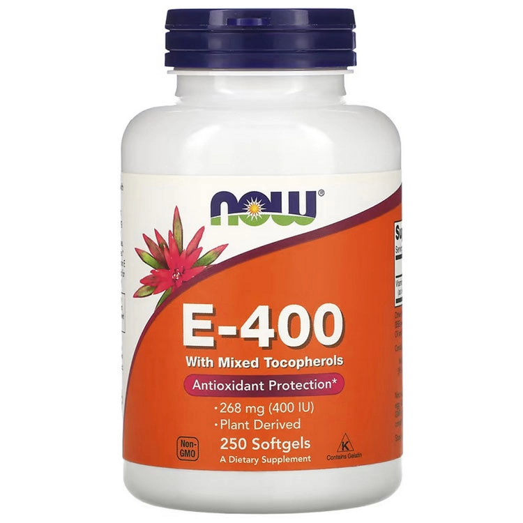 Vitamine Now Foods E-400 MIXED TOC  50 SGELS