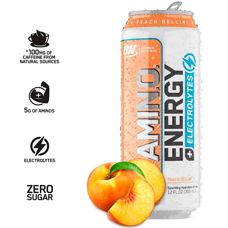 Energizant Optimum Nutrition Amino Energy + Electrolytes, Peach Bellini