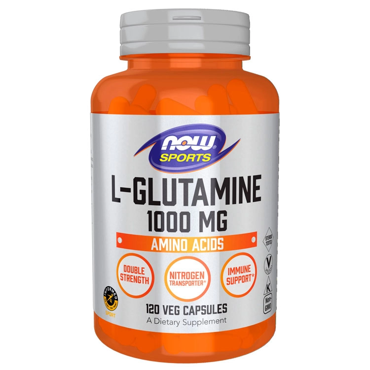 L-Glutamin Now Sports L-GLUTAMINE 1000mg 120 VCAPS