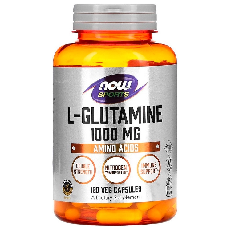 L-Glutamin Now Sports L-GLUTAMINE 1000mg 120 VCAPS