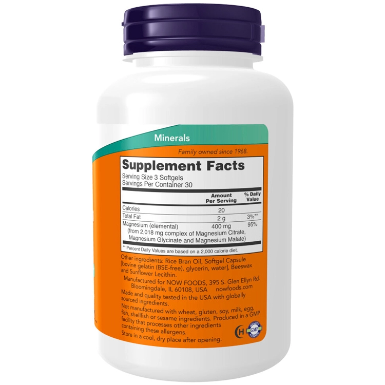 Vitamine Now Foods Magnesium Citrate