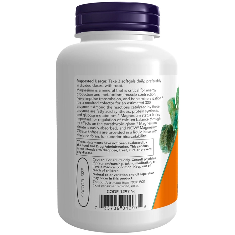 Vitamine Now Foods Magnesium Citrate