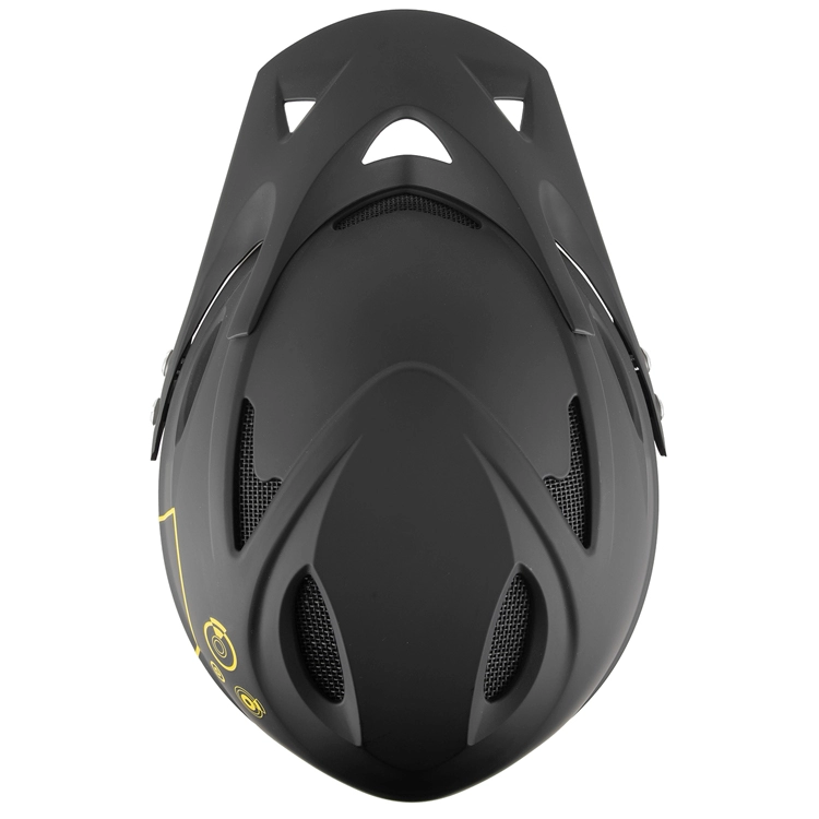 Casca M-WAVE Fall Out Fullface/Downhill Helmet matt black/yellow