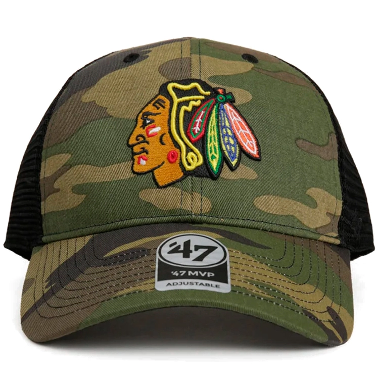 Chipiu 47 Brand NHL CHICAGO BLACKHAWKS CAMO BR