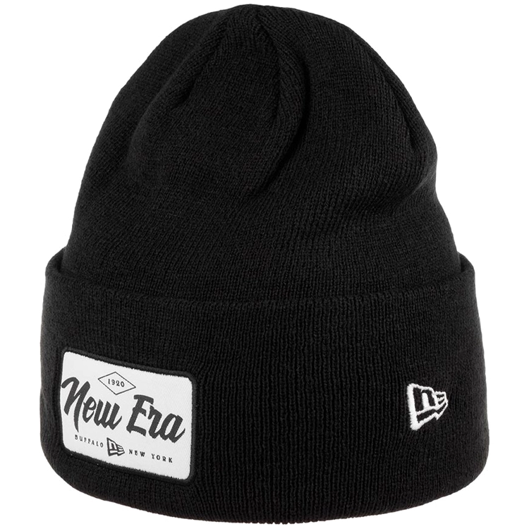 Шапка New Era Wide Cuff Patch Knit