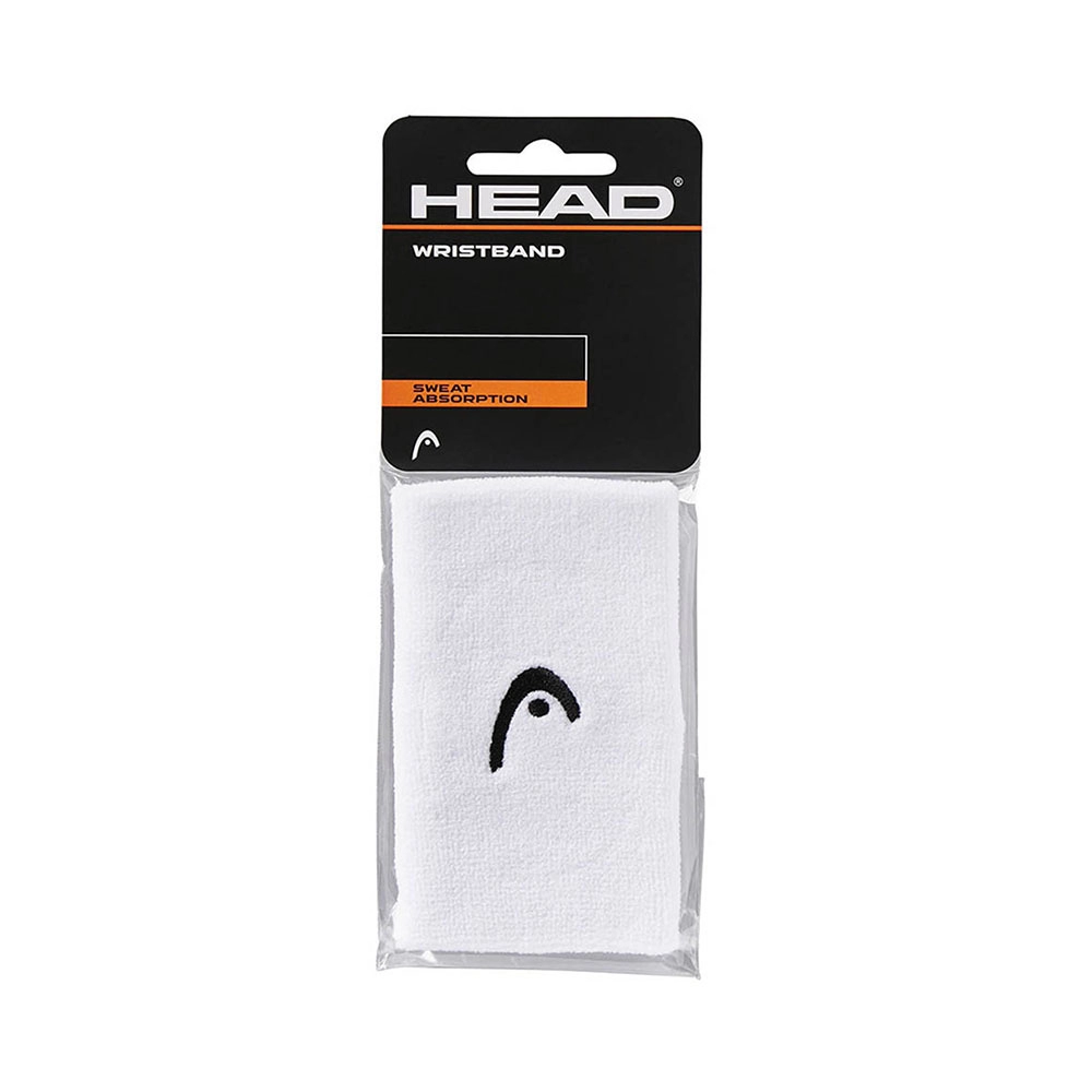Напульсники HEAD 285070 MANSETE TENIS 5 HEAD 2BUC ALB
